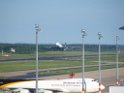 Lufthansa Airbus A 380 zu Besuch Flughafen Koeln Bonn P087